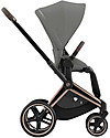 Cybex Seat Pack per Passeggino Priam4 o e-Priam - Soho Grey - con Cappottina Passeggini Classici