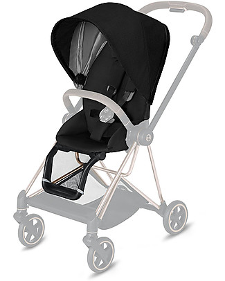 Cybex Seat Pack Plus per Passeggino Mios - Stardust Black - Include Cappottina Passeggini Leggeri