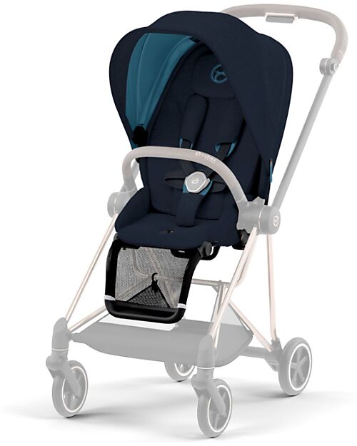 Cybex Seat Pack Plus per Passeggino Mios3 - Midnight Blue - con Cappottina Passeggini Classici