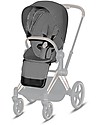 Cybex Seat Pack Plus per Passeggino Priam4 o e-Priam - Manhattan Grey - con Cappottina Passeggini Classici