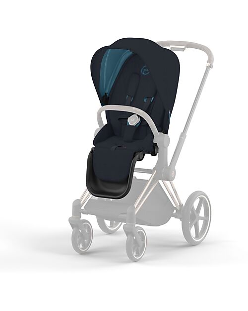 Cybex Seat Pack Plus per Passeggino Priam4 o e-Priam - Midnight Blue - con Cappottina Passeggini Classici