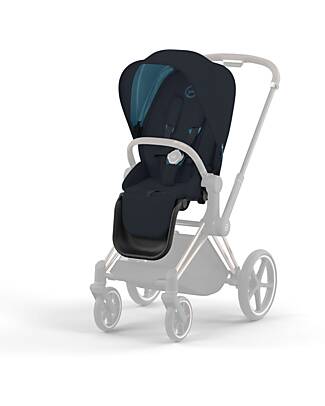 Cybex Seat Pack Plus per Passeggino Priam4 o e-Priam - Midnight Blue - con Cappottina Passeggini Classici