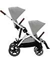 Cybex Seconda Seduta per Passeggino Gazelle S - Argento - Stone Grey Passeggini Gemellari