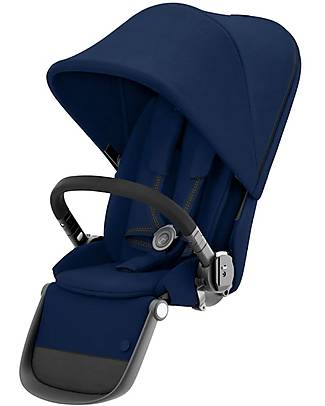 Cybex Seconda Seduta per Passeggino Gazelle S - Black/Navy Blue - Tessuto Ignifugo Passeggini Gemellari