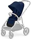 Cybex Seconda Seduta per Passeggino Gazelle S - Black/Navy Blue - Tessuto Ignifugo Passeggini Gemellari