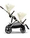 Cybex Seconda Seduta per Passeggino Gazelle S - Seashell Beige Passeggini Gemellari