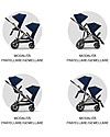 Cybex Seconda Seduta per Passeggino Gazelle S - Taupe/Navy Blue Passeggini Gemellari