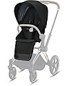 Cybex Seduta Comfort  per Passeggino Priam - Deep Black - Include Cappottina Passeggini Classici