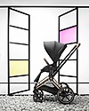 Cybex Seduta Comfort  per Passeggino Priam - Deep Black - Include Cappottina Passeggini Classici