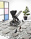 Cybex Seduta Comfort  per Passeggino Priam - Deep Black - Include Cappottina Passeggini Classici