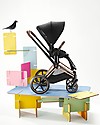 Cybex Seduta Comfort  per Passeggino Priam - Deep Black - Include Cappottina Passeggini Classici