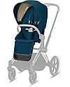 Cybex Seduta Comfort  per Passeggino Priam - Mountain Blue - Include Cappottina Passeggini Classici