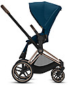 Cybex Seduta Comfort  per Passeggino Priam - Mountain Blue - Include Cappottina Passeggini Classici