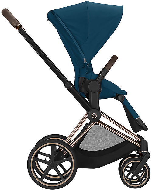 Cybex Seduta Comfort  per Passeggino Priam - Mountain Blue - Include Cappottina Passeggini Classici
