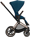 Cybex Seduta Comfort  per Passeggino Priam - Mountain Blue - Include Cappottina Passeggini Classici