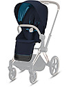 Cybex Seduta Comfort per Passeggino Priam - Nautical Blue - Include Cappottina Passeggini Classici