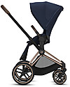 Cybex Seduta Comfort per Passeggino Priam - Nautical Blue - Include Cappottina Passeggini Classici
