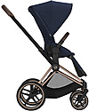 Cybex Seduta Comfort per Passeggino Priam - Nautical Blue - Include Cappottina Passeggini Classici
