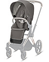 Cybex Seduta Comfort  per Passeggino Priam - Soho Grey - Include Cappottina Passeggini Classici