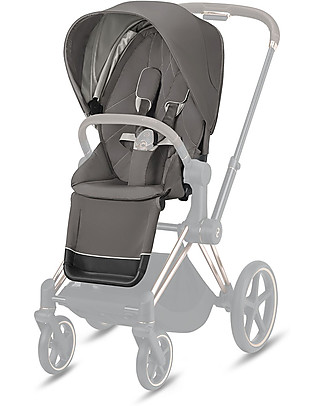 Cybex Seduta Comfort  per Passeggino Priam - Soho Grey - Include Cappottina Passeggini Classici