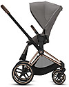 Cybex Seduta Comfort  per Passeggino Priam - Soho Grey - Include Cappottina Passeggini Classici