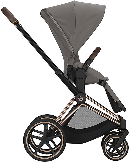 Cybex Seduta Comfort  per Passeggino Priam - Soho Grey - Include Cappottina Passeggini Classici