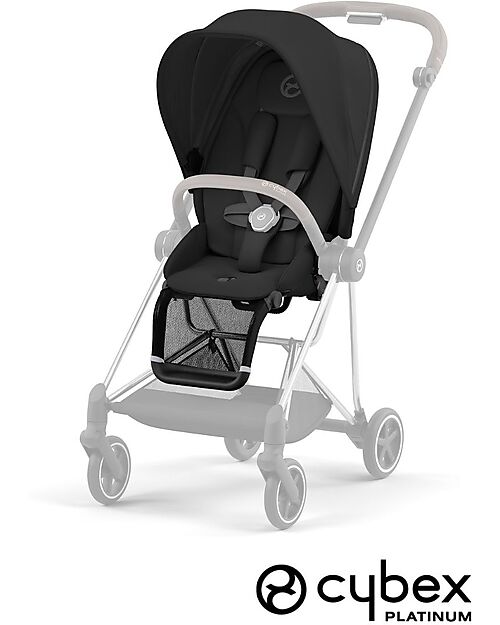Cybex Seduta per Passeggino Mios - Sepia Black - in Rete Traspirante Passeggini Classici