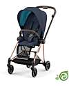 Cybex Seduta Plus per Passeggino Mios - Dark Navy Blue - Include Cappottina - Collezione Conscious Tessuto Realizzato con 22 Bottoglie di Plastica Riciclate Passeggini Classici