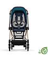 Cybex Seduta Plus per Passeggino Mios - Dark Navy Blue - Include Cappottina - Collezione Conscious Tessuto Realizzato con 22 Bottoglie di Plastica Riciclate Passeggini Classici