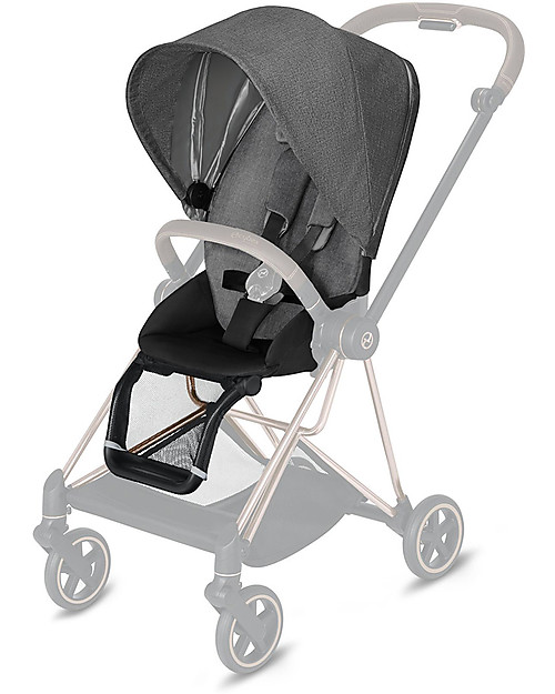 Cybex Seduta Plus  per Passeggino Mios - Manhattan Grey - Include Cappottina Passeggini Classici