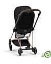 Cybex Seduta Plus per Passeggino Mios - Onyx Black - Include Cappottina - Collezione Conscious Tessuto Realizzato con 22 Bottoglie di Plastica Riciclate Passeggini Classici