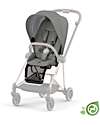 Cybex Seduta Plus per Passeggino Mios - Pearl Grey - Include Cappottina - Collezione Conscious Tessuto Realizzato con 22 Bottoglie di Plastica Riciclate Passeggini Classici