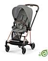 Cybex Seduta Plus per Passeggino Mios - Pearl Grey - Include Cappottina - Collezione Conscious Tessuto Realizzato con 22 Bottoglie di Plastica Riciclate Passeggini Classici