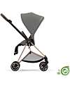 Cybex Seduta Plus per Passeggino Mios - Pearl Grey - Include Cappottina - Collezione Conscious Tessuto Realizzato con 22 Bottoglie di Plastica Riciclate Passeggini Classici