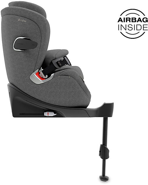 Cybex Seggiolino Auto Anoris T i-Size - Soho Grey/Mid Grey - da 15 Mesi a 6 Anni Seggiolini Auto Gruppo 1/2/3