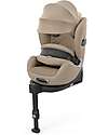 Cybex Seggiolino Auto Anoris T2 - i-Size Plus - Cozy Beige - dai 15 Mesi ai 7 Anni Seggiolini Auto Gruppo 1/2/3