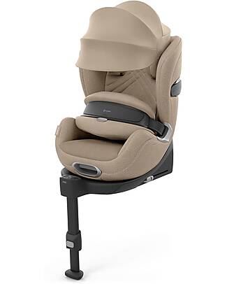 Cybex Seggiolino Auto Anoris T2 - i-Size Plus - Cozy Beige - dai 15 Mesi ai 7 Anni Seggiolini Auto Gruppo 1/2/3
