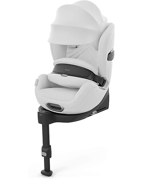 Cybex Seggiolino Auto Anoris T2 - i-Size Plus - Platinum White/Light Grey - dai 15 Mesi ai 7 Anni Seggiolini Auto Gruppo 1/2/3