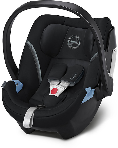 Cybex Seggiolino Auto Aton 5 - Deep Black - Per Neonati o Prematuri Seggiolini Auto Gruppo 0+/1