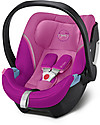 Cybex Seggiolino Auto Aton 5 - Magnolia Pink - Per Neonati o Prematuri Seggiolini Auto Gruppo 0+/1