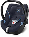 Cybex Seggiolino Auto Aton 5 - Navy Blue - Per Neonati o Prematuri Seggiolini Auto Gruppo 0+/1