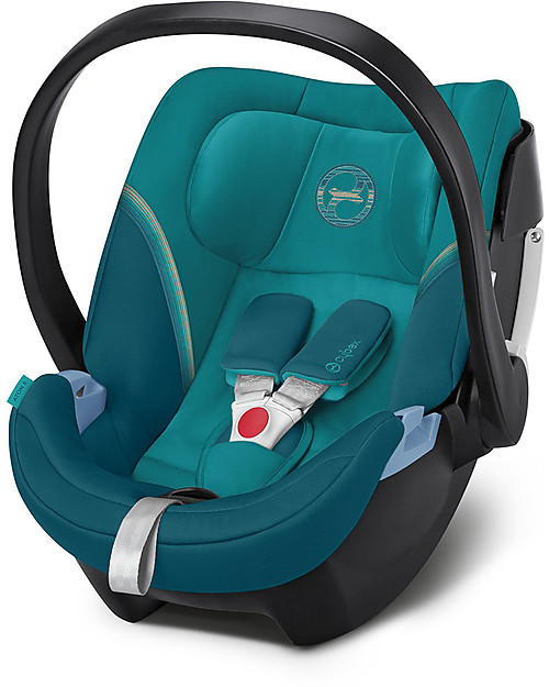Cybex Seggiolino Auto Aton 5 - River Blue - Per Neonati o Prematuri Seggiolini Auto Gruppo 0+/1
