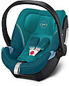 Cybex Seggiolino Auto Aton 5 - River Blue - Per Neonati o Prematuri Seggiolini Auto Gruppo 0+/1