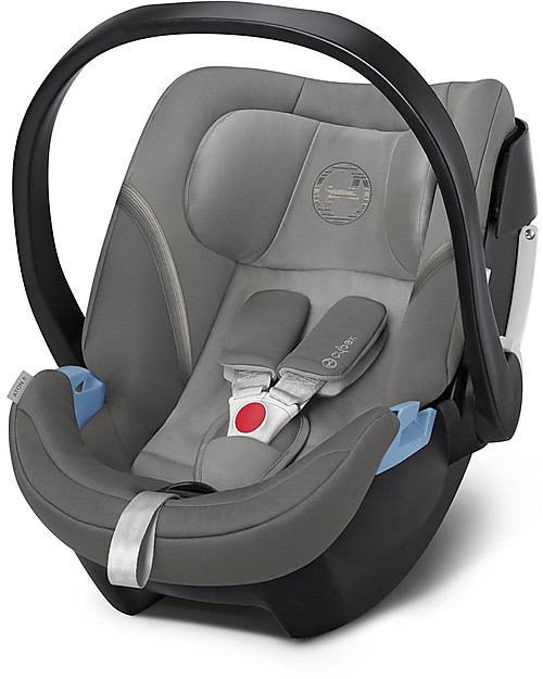 Cybex Seggiolino Auto Aton 5 - Soho Grey - Per Neonati o Prematuri Seggiolini Auto Gruppo 0+/1