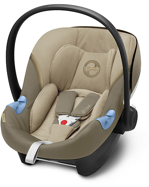 Cybex Seggiolino Auto Aton M i-Size - Classic Beige - Sicuro dalla Nascita Seggiolini Auto Gruppo 0+/1