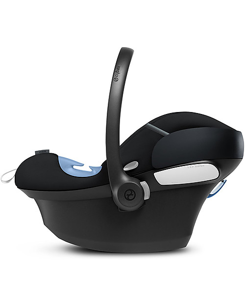 Cybex Seggiolino Auto Aton M i-Size - Deep Black - Sicuro dalla Nascita Seggiolini Auto Gruppo 0+/1
