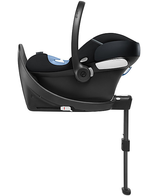 Cybex Seggiolino Auto Aton M i-Size - Deep Black - Sicuro dalla Nascita Seggiolini Auto Gruppo 0+/1