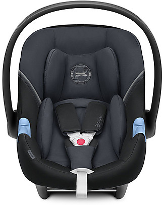 Cybex Seggiolino Auto Aton M i-Size - Granite Black - Sicuro dalla Nascita Seggiolini Auto Gruppo 0+/1