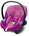 Cybex Seggiolino Auto Aton M i-Size - Magnolia Pink - Sicuro dalla Nascita Seggiolini Auto Gruppo 0+/1