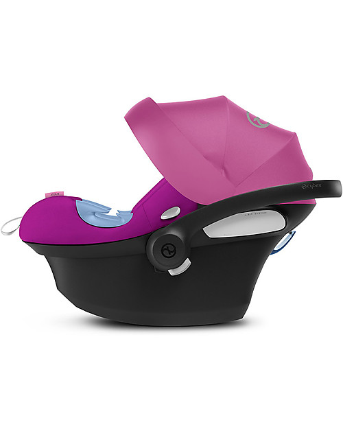 Cybex Seggiolino Auto Aton M i-Size - Magnolia Pink - Sicuro dalla Nascita Seggiolini Auto Gruppo 0+/1